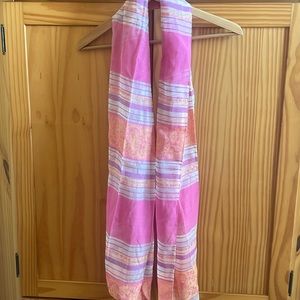 Segalini Italian Scarf - Pink / Peach